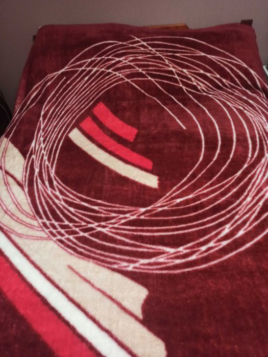 Розкішний плед -покривало з штучного хутра 220х240 см