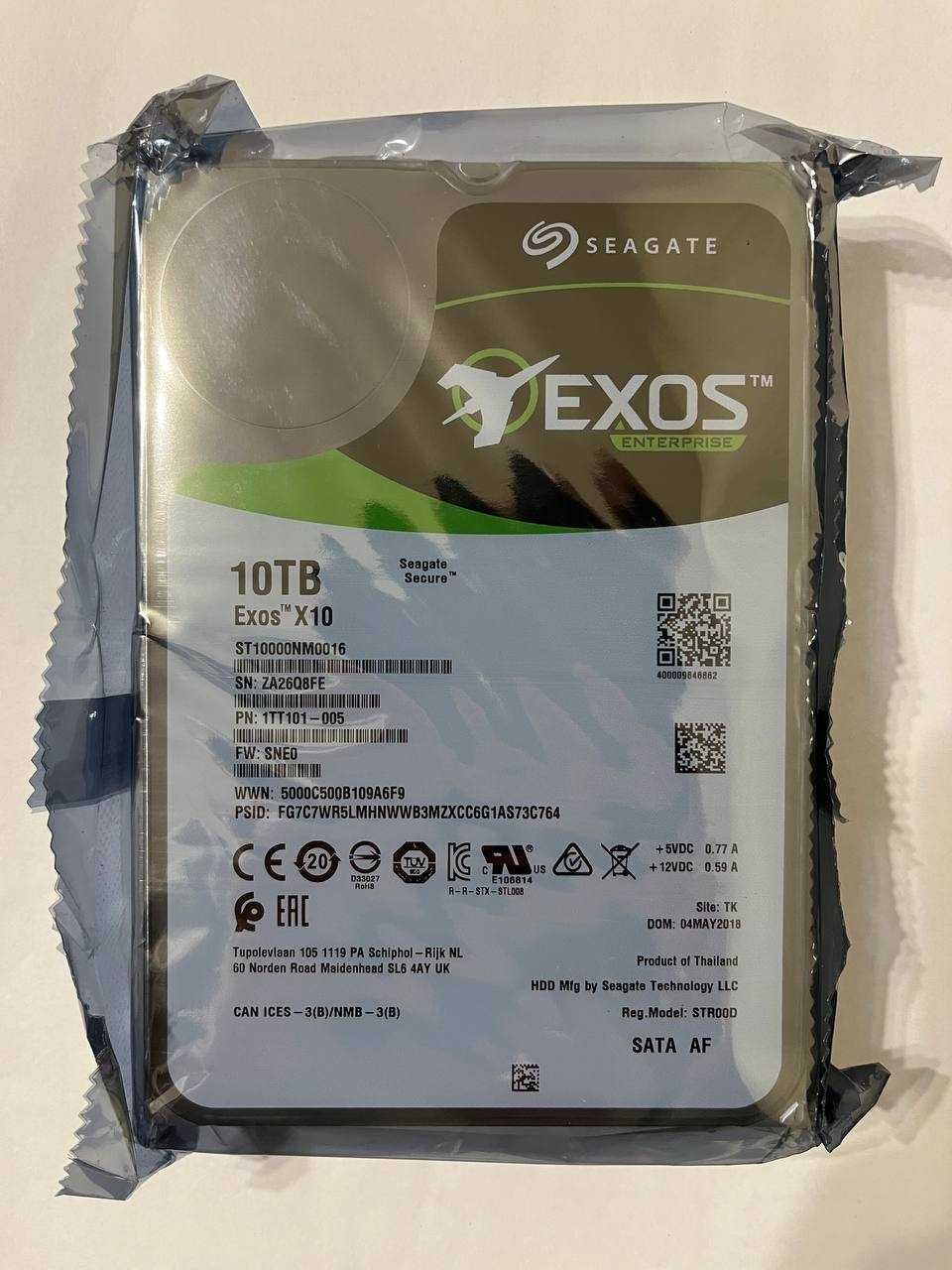 Жорсткий диск Seagate Exos 10TB X10 SATA III (ST10000NM0016)