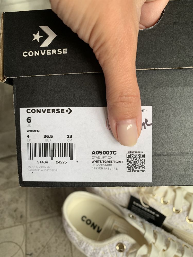 Жіночі кеди Converse нові 36 розмір