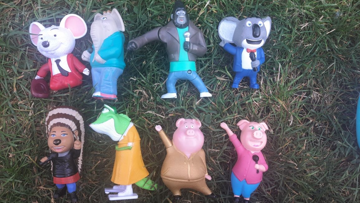 Figurki z filmu "Sing"
