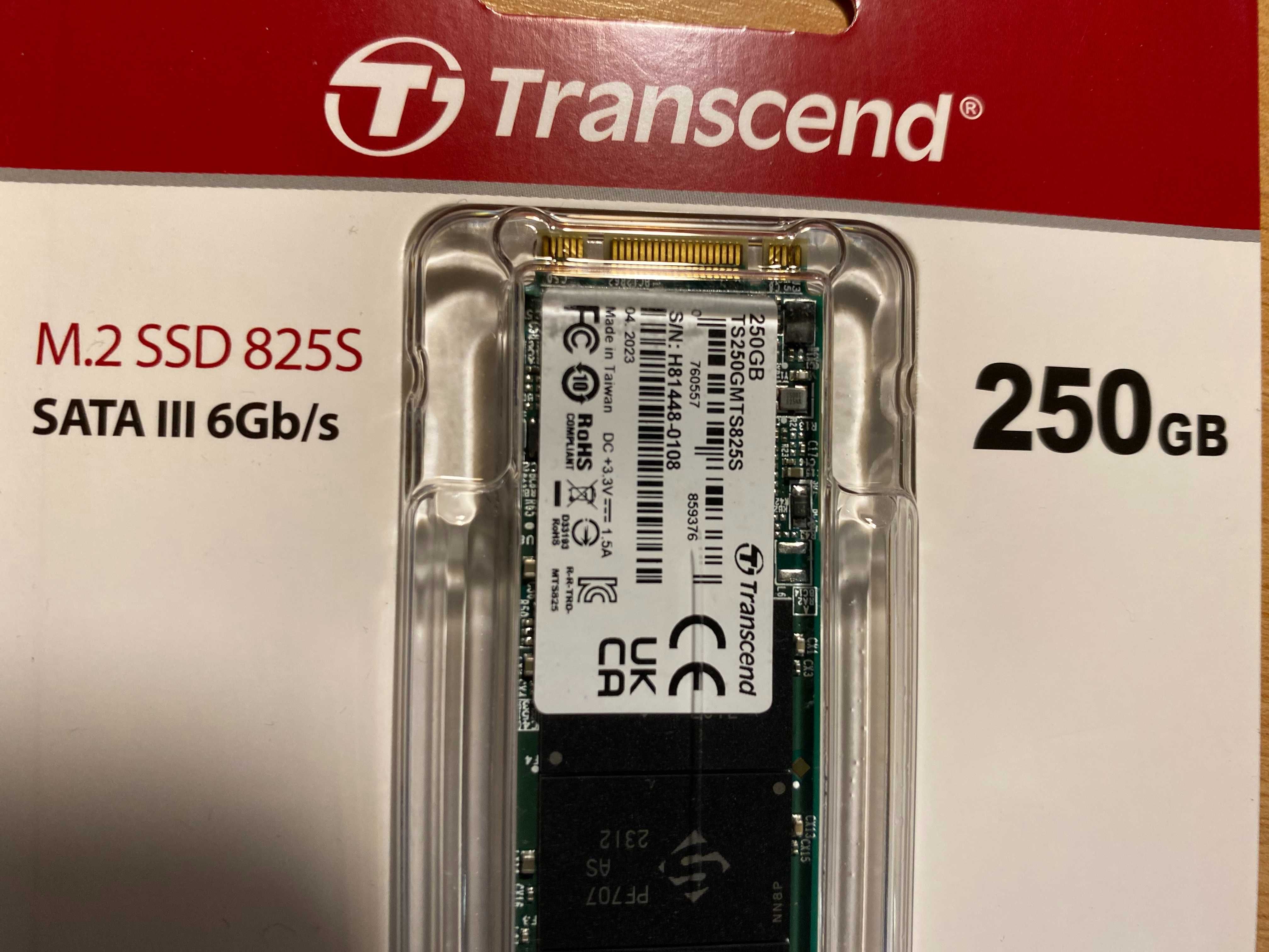 Transcend (M.2 SSD 825S SATAIII 6G/s) 250GB