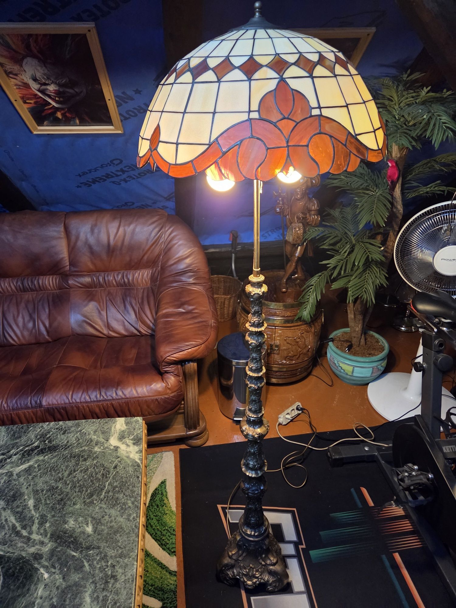 Lampy stojące tiffany