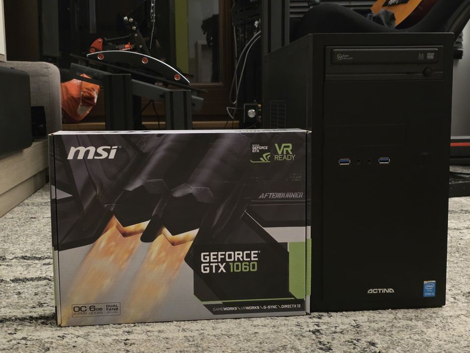 Komputer GTX 1060 6G, xeon E3 1245 v3, 16 GB Ram, SSD 120 GB, win10