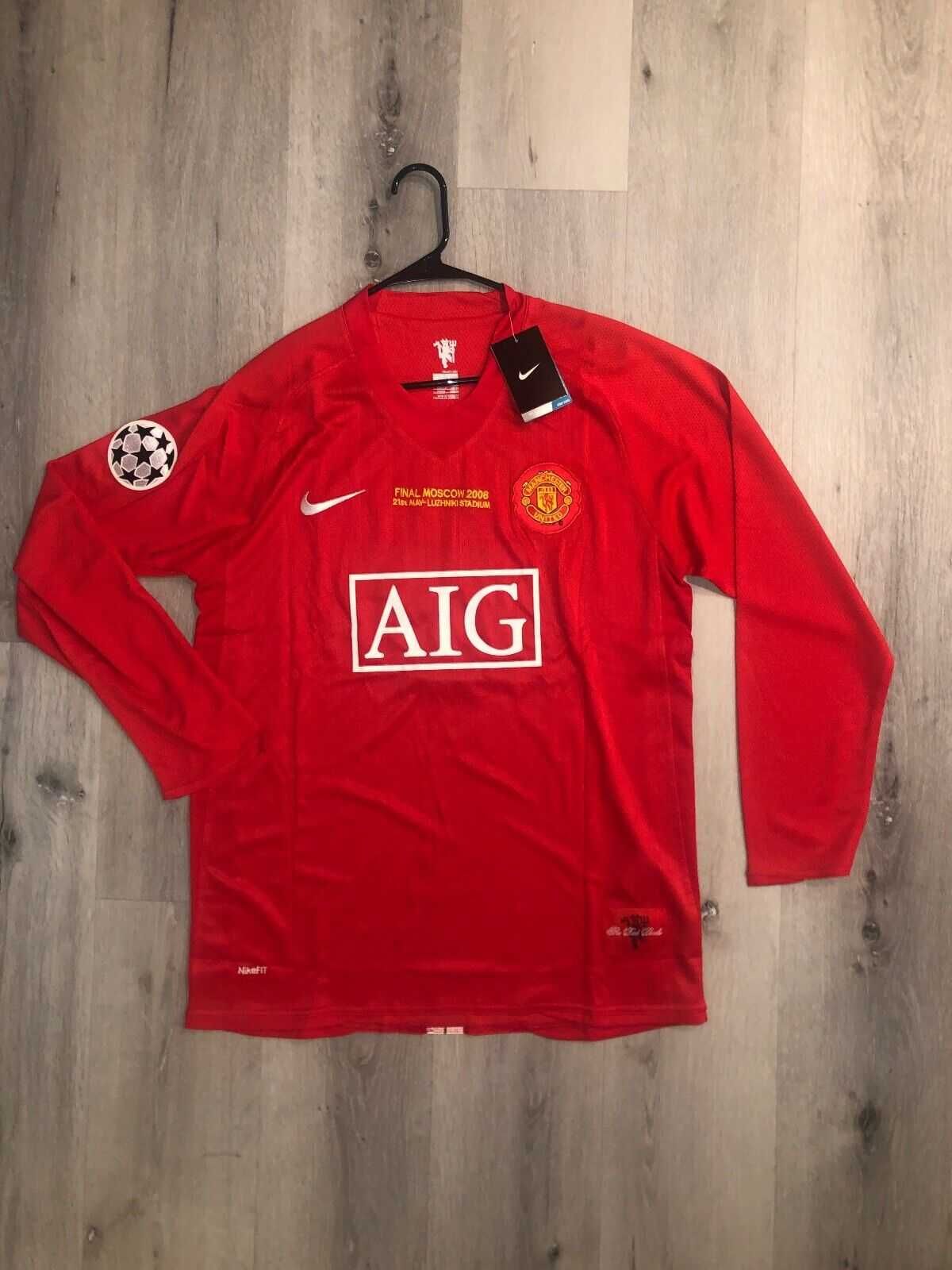 Koszulka Manchester United Ronaldo 2008 Finał Moskwa