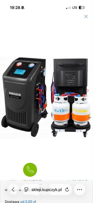 Automatyczna stacja klimatyzacji Kupczyk dual gas R134a 1234YF