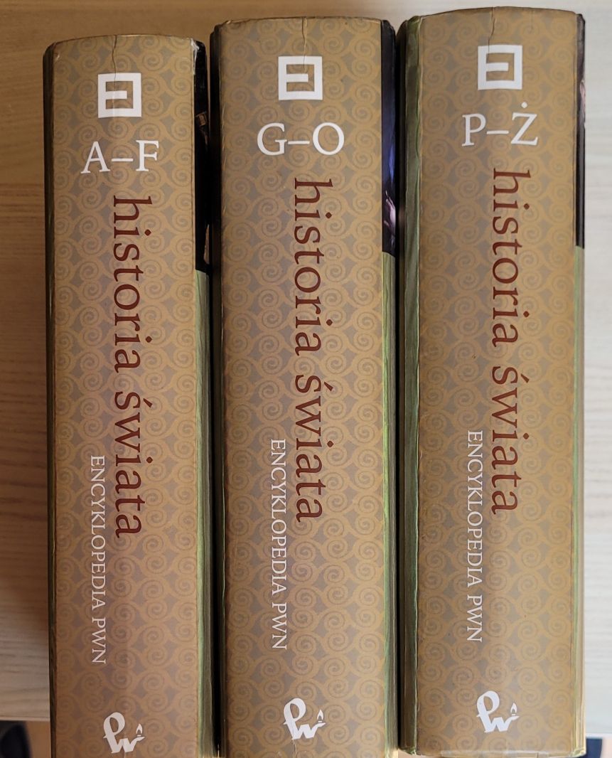 Historia Świata Encyklopedia PWN - 3 tomy