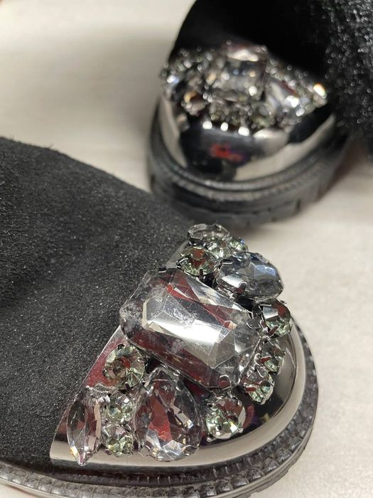 Натуральний замші в‘язаний носок