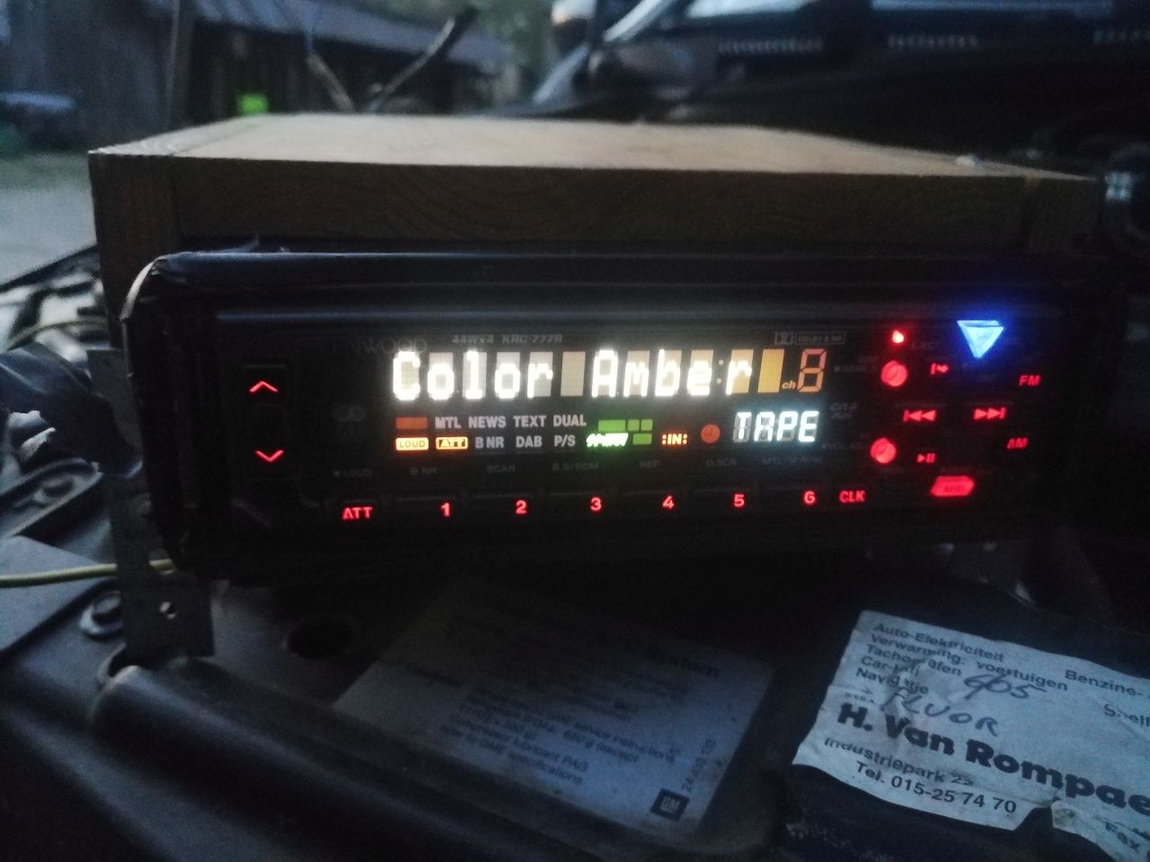 Radio kenwood krc 777 r