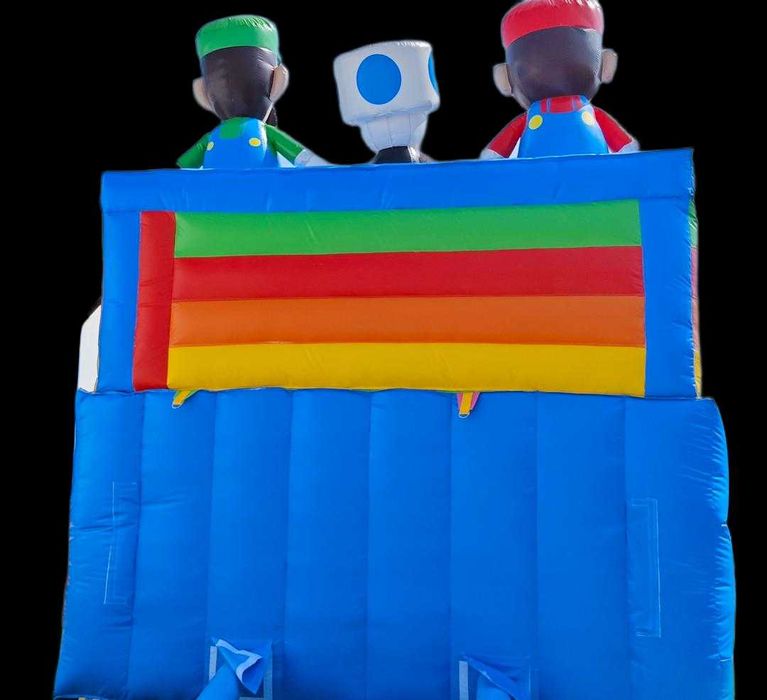 NOWY dmuchaniec Mario  zamek  zjeżdżalnia 7×4×4,8 m plac zabaw FV vat