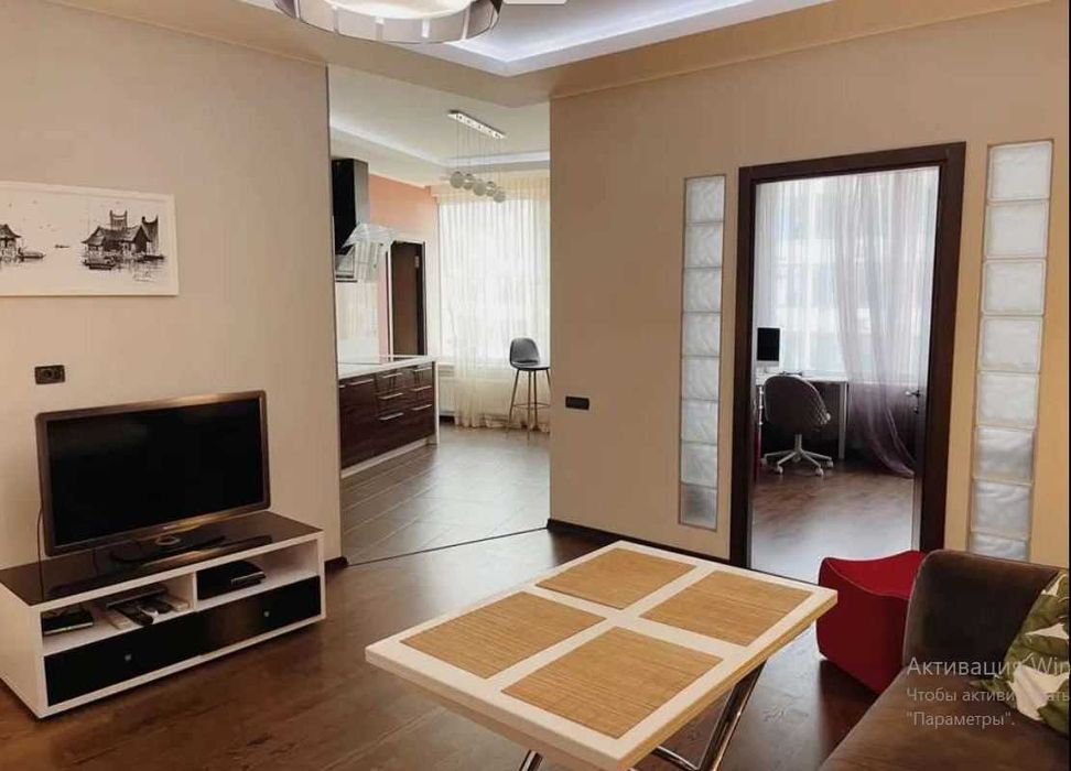 Редкий вариант! Квартира в" Белый Парус" Две спальни и Кухня Гостиная