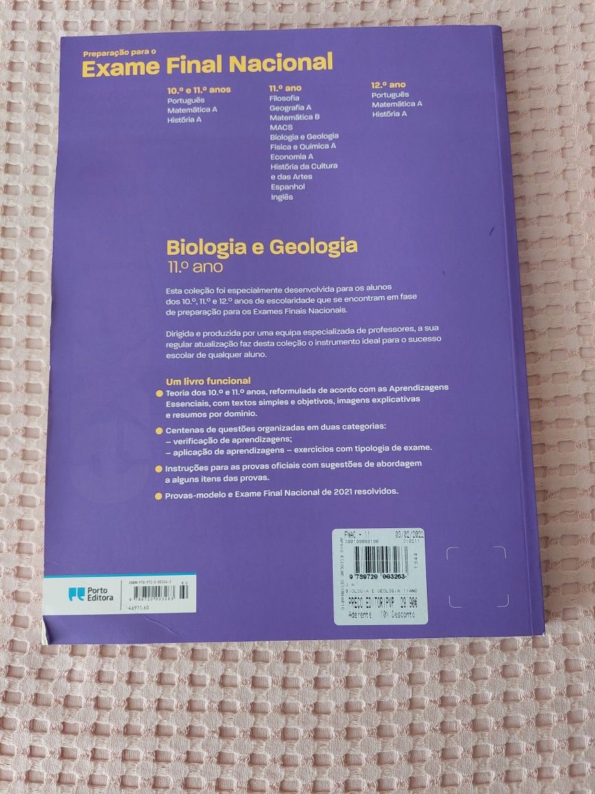 Livro de preparação exame Biologia e Geologia 11ano