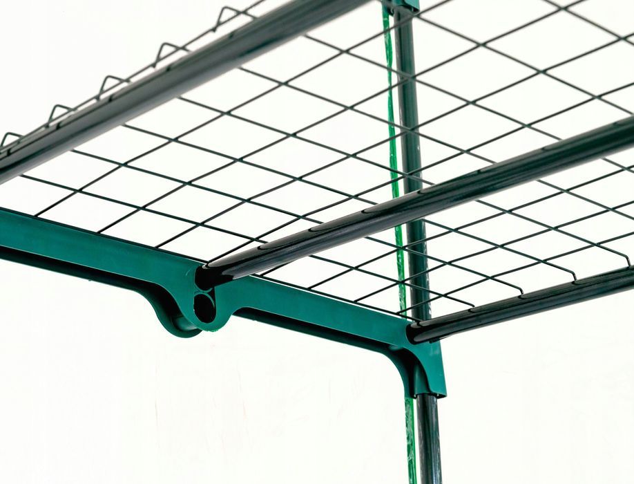 Mini Szklarnia Balkonowa Ogrodowa 4 Półki Pionowa Foliak 160X69X50 Cm