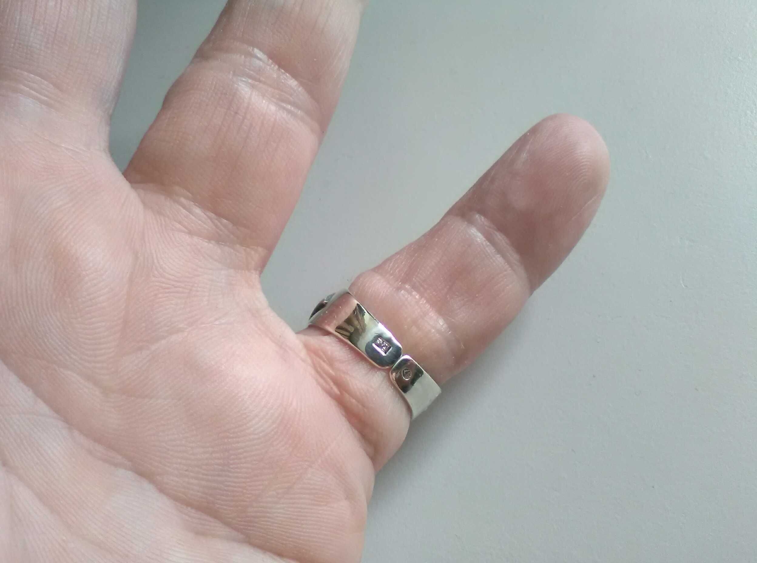 pierścień Atlantów srebro 925