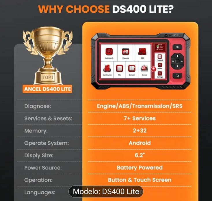 Ancel DS400 - Máquina de diagnóstico