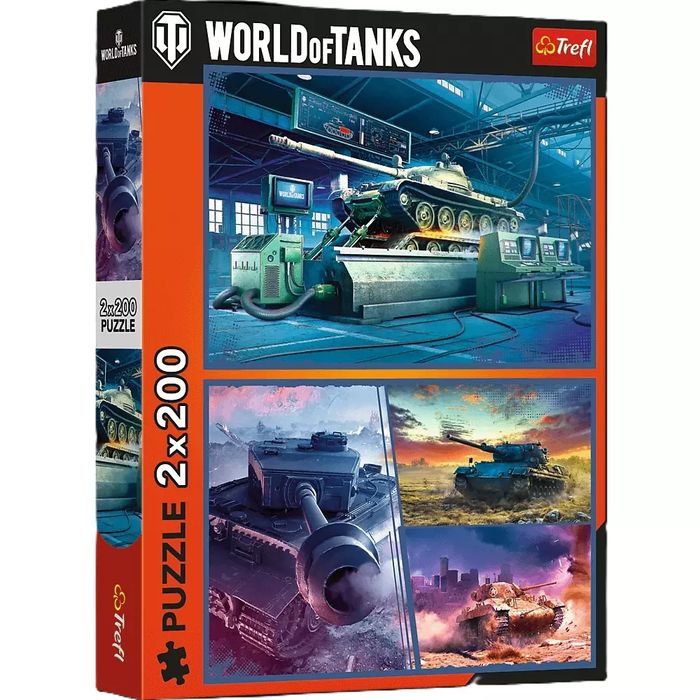 PUZZLE 2x200 Pancerna misja 13346. Trefl