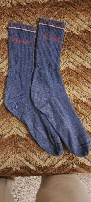 Meias azuis para homem