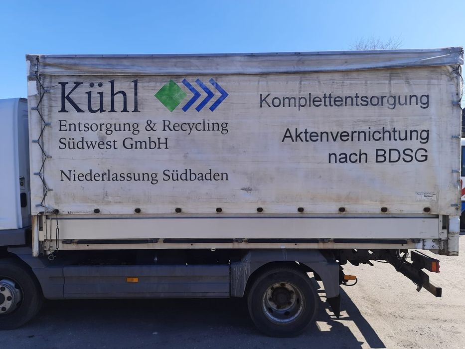 Zabudowa / paka / skrzynia / plandeka / wym 4.25/2.48/1.85m Atego TGL