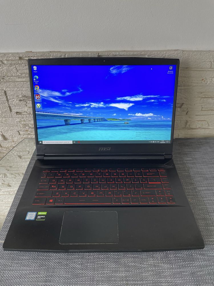 Ігровий ноутбук Msi! I5 9300h/24GB ОЗУ/ 500SSD + 1TB HDD/ GTX1650