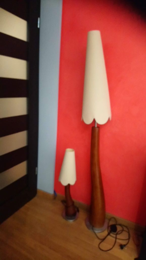 Lampy stojące podłogowa i na stolik