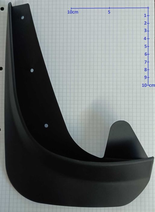 osłony chlapacze do samochodu plastikowe czarne (komplet 4 sztuki)