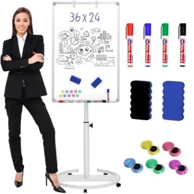 Mobilna tablica magnetyczna edukacja