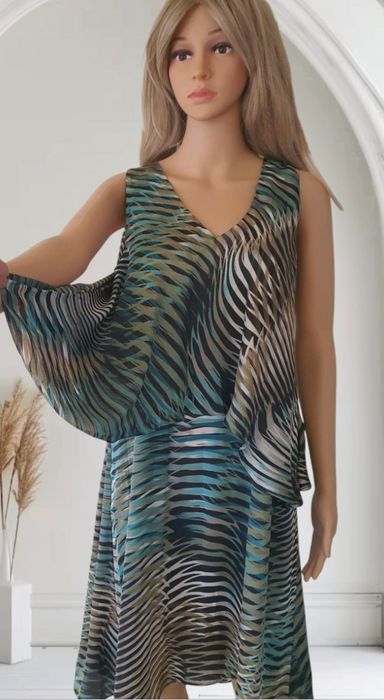 Na Andrzejki, Święta - jedwabna piękna sukienka od projektantki - od M