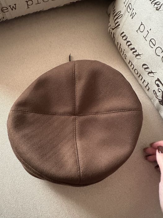 Берет, кепі, колір шоколад