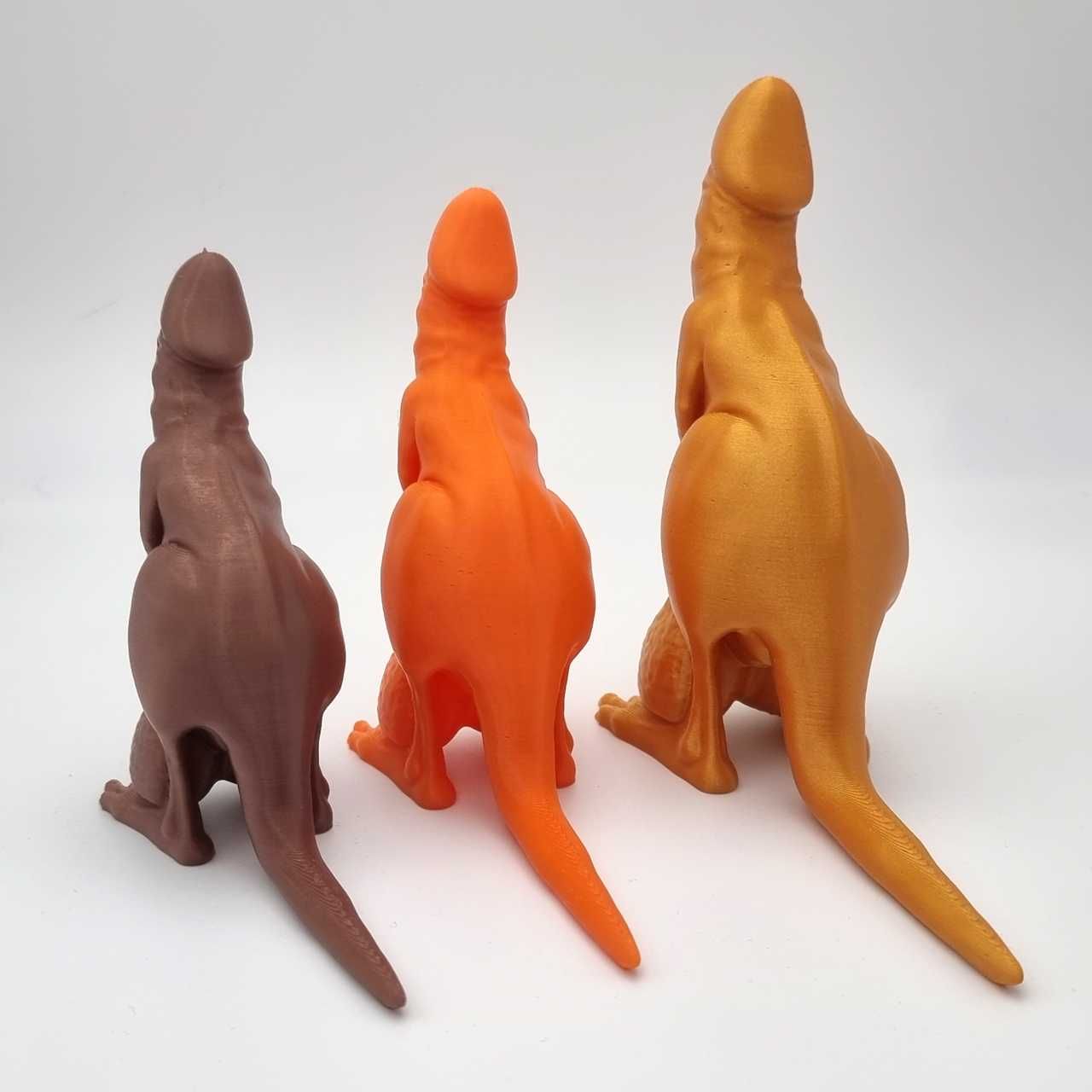 Figura Canguru Peculiar 3D | Presente Divertido Adulto