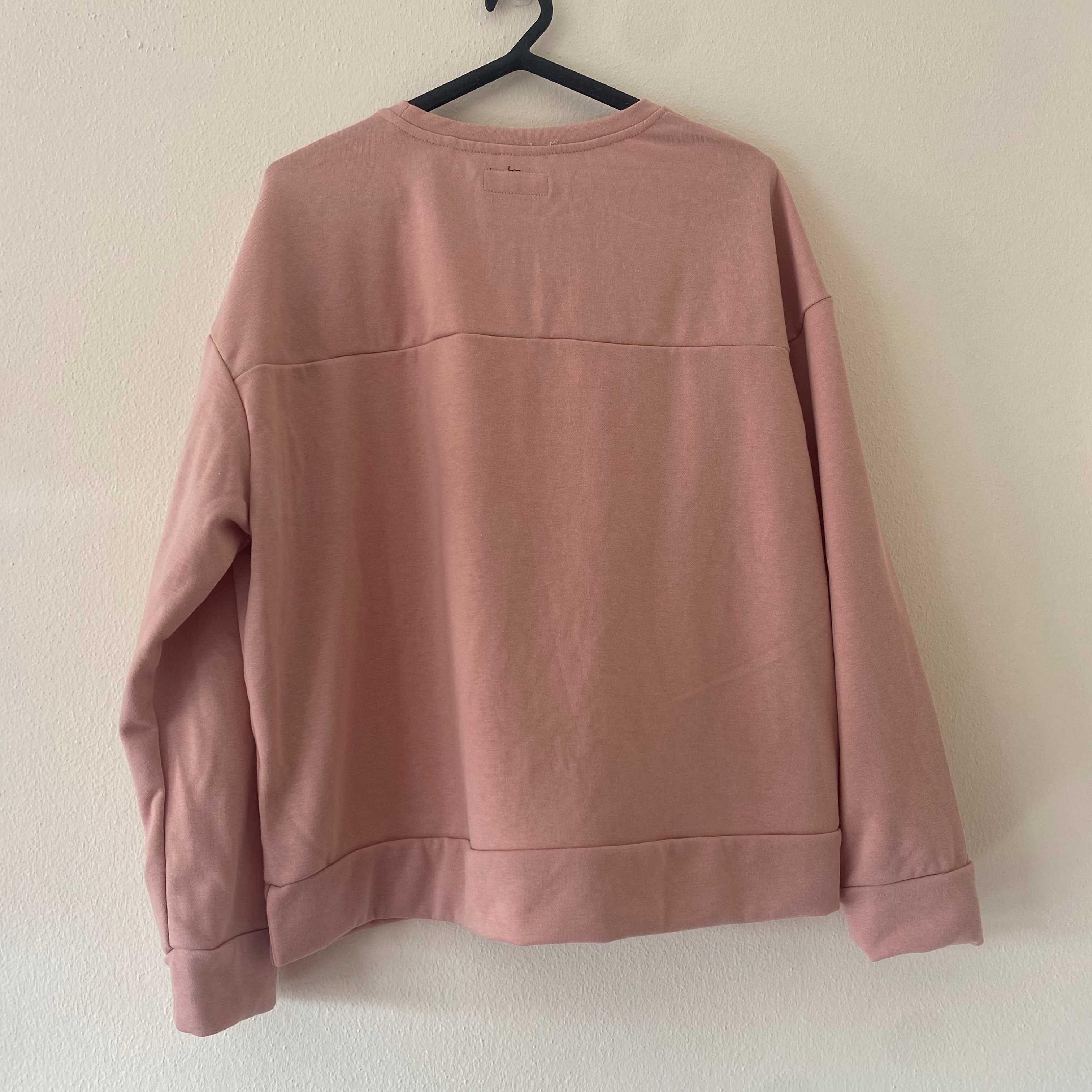Conjunto de Moletom Básica Rosa