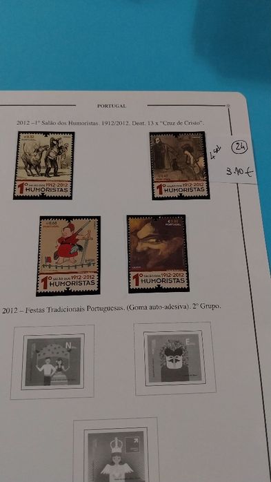 Selos de Portugal Novos c/ goma- 2012- Ref. 2- 26/11