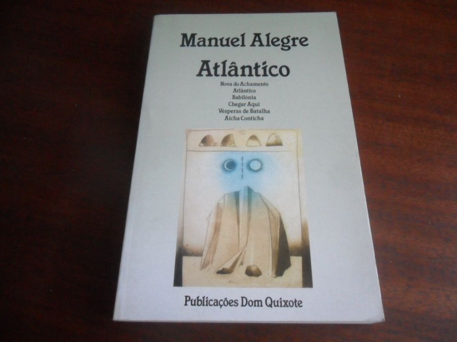 "Atlântico" de Manuel Alegre - 1ª Edição de 1989