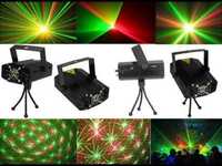 Projetor Laser p/ festas bares disco - verde e vermelho - c/ tripé