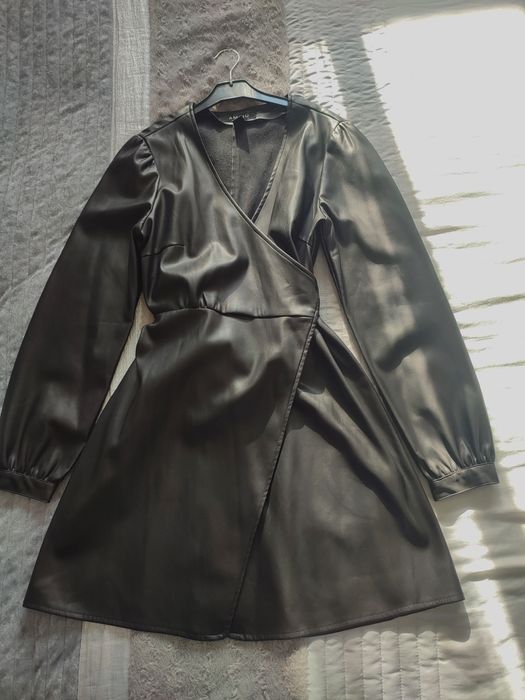 Vestido napa cruzado Amisu