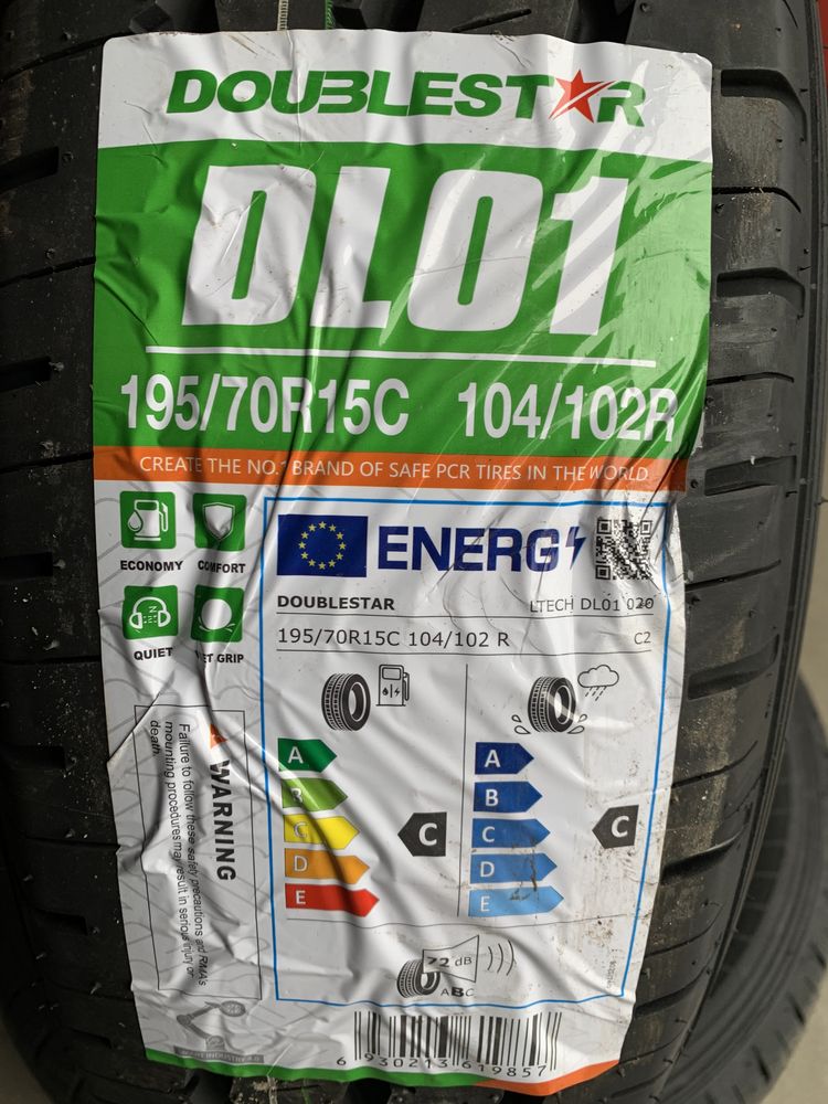 (6шт) нові 195/70R15C Doublestar LTECH DL01 (104/102R) літні шини