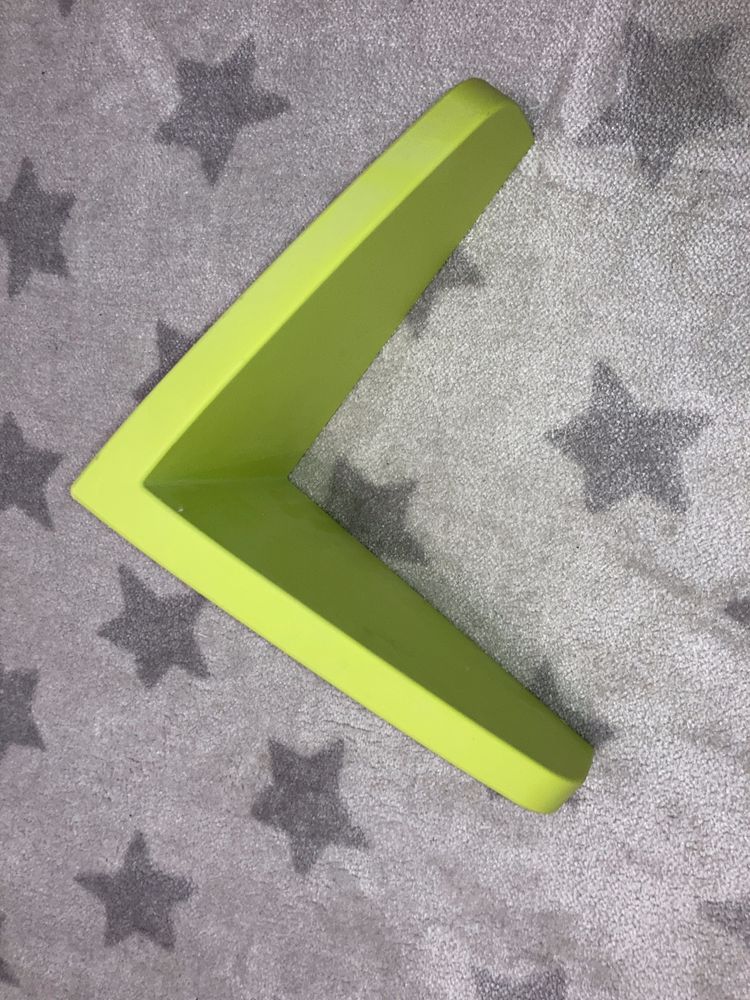 Półka ścienna Ikea Mammut zielona/limonka na książki/na zabawki