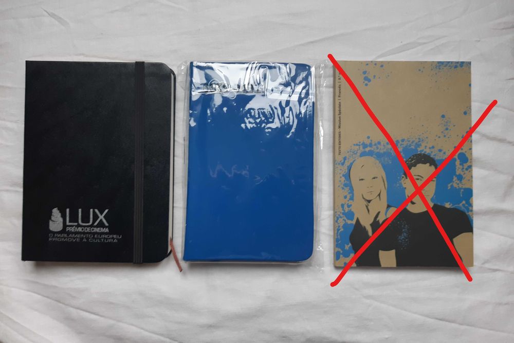 Elegantes Blocos de Notas (vários tamanhos)