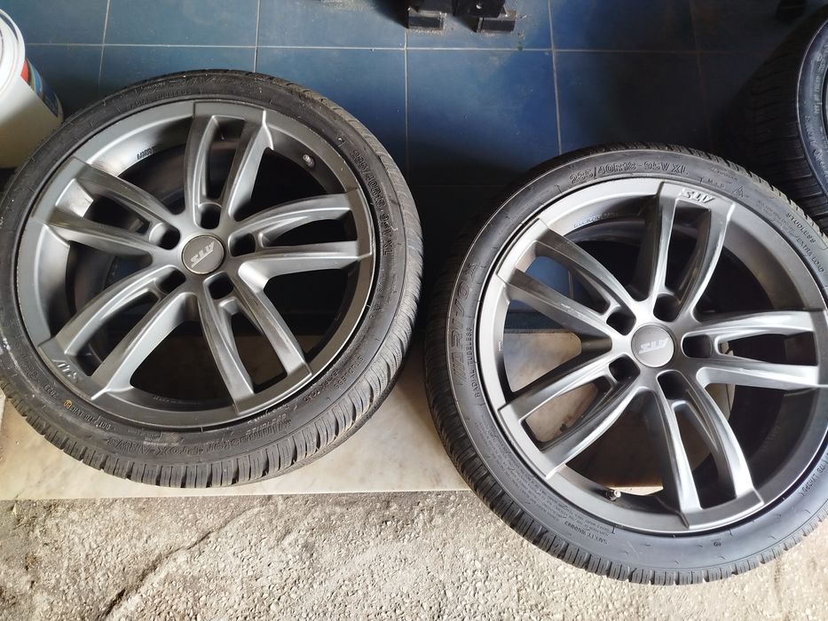 4 jantes ATS 18'' com pneus novos 235/40R18