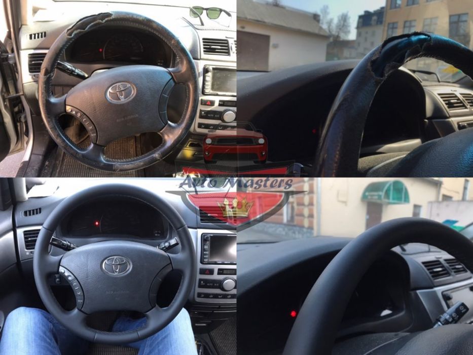 Обшивка, Перетяжка руля, дверних карт, стелі , стойки, підлокотник