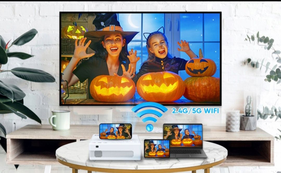Projektor AKATUO XR21 natywne 1080p Wifi Bluetooth 350 ANSI