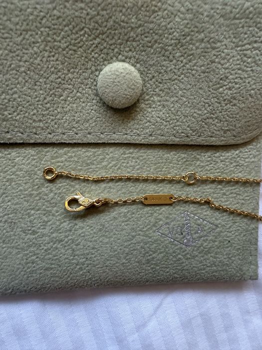 Vca van cleef & arpels naszyjnik złoty czarny