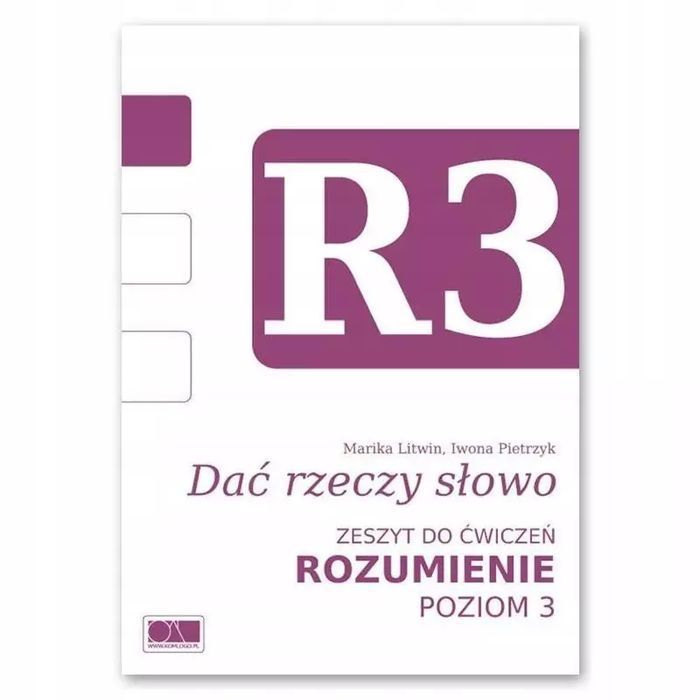 Dać Rzeczy Słowo. Rozumienie - Poziom 3.