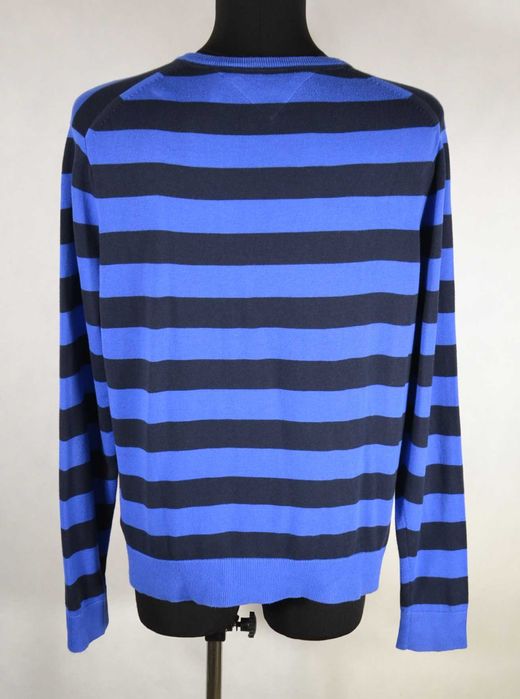 TOMMY HILFIGER Premium Cotton Sweter Męski XL Oryginalny Bawełna