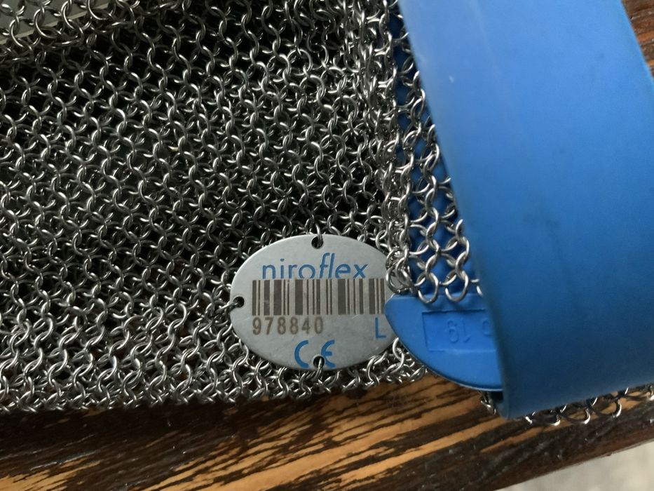 Кольчужні  перчатки Niroflex  розмір L   Розворот 22см