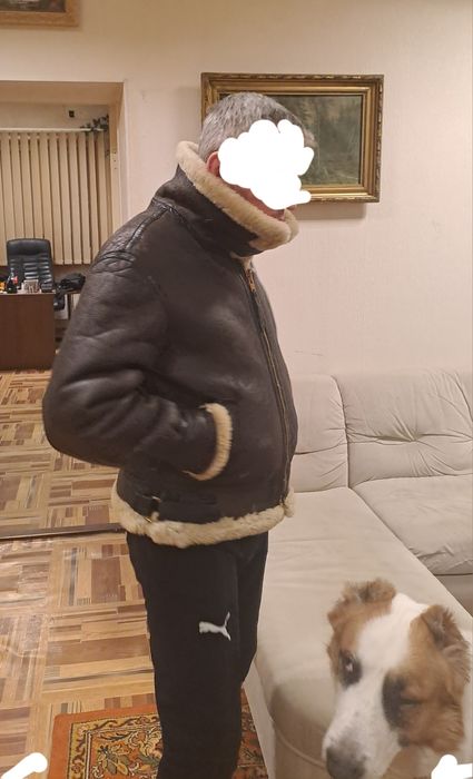 Дубленка - пилот , натуральная овчина