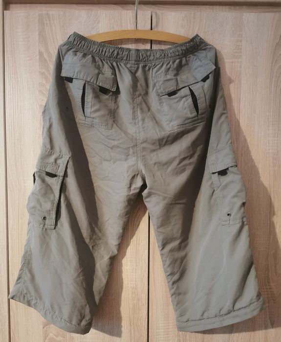 Spodnie 1/2 cargo L beżowe