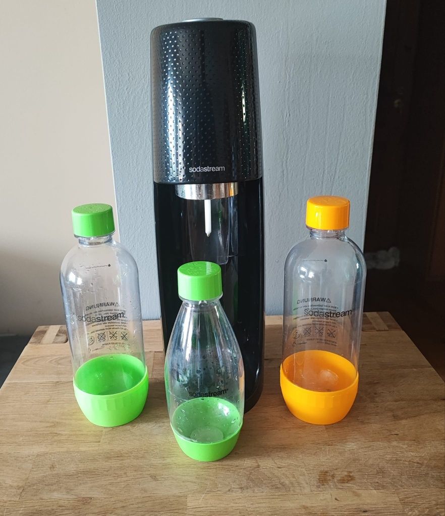 Komplet saturator Soda Stream Spirit 3 butelki i nabój CO2