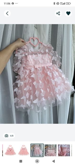 Продам сукню на рочок+пінетки