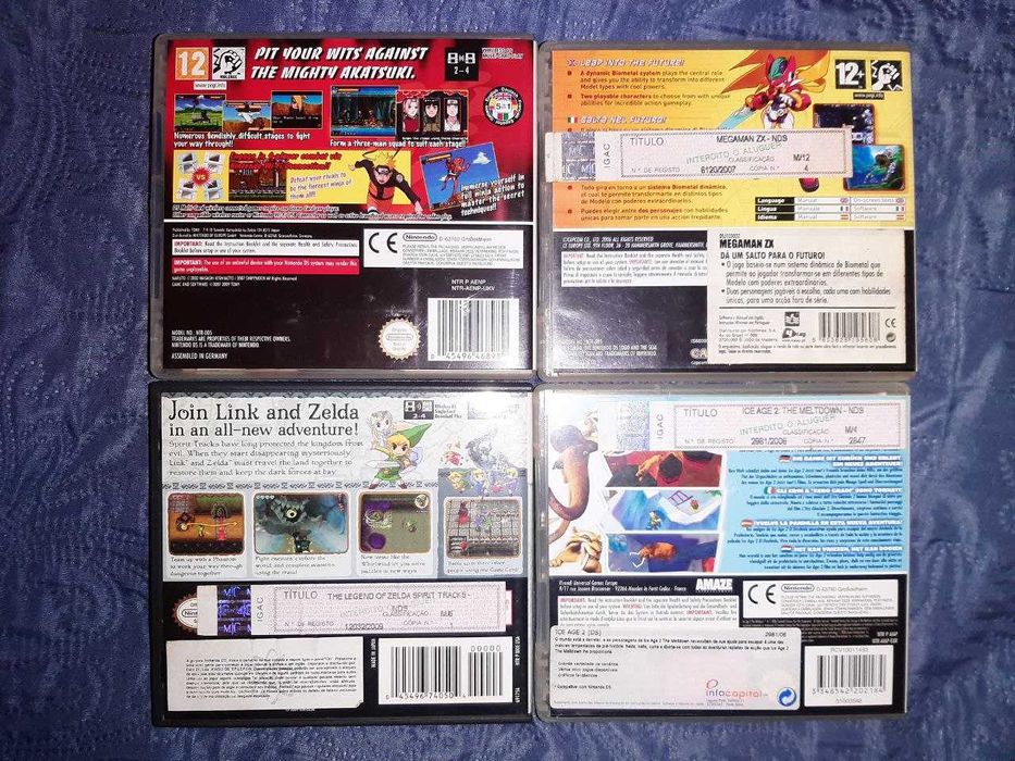Jogos DS completos com caixa e manual