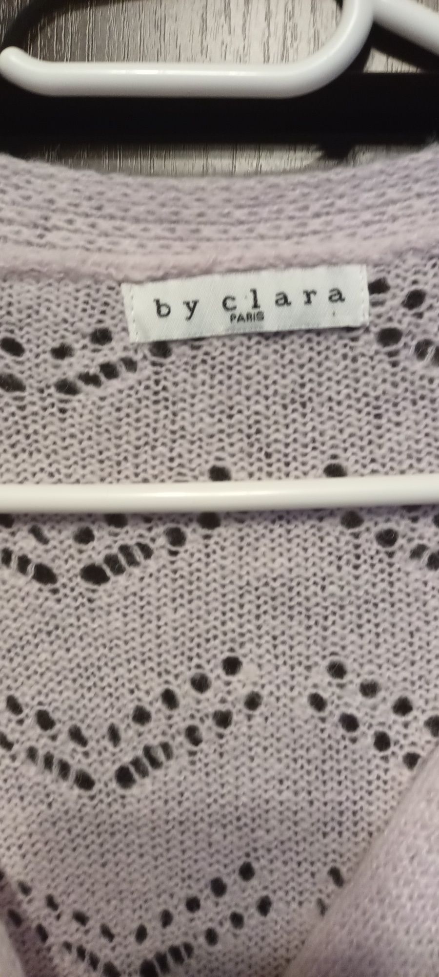 Sweter kardigan ażurowy By Clara Paris