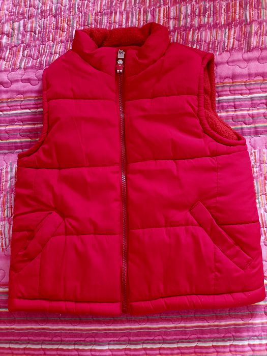 Colete forrado a polar 5/6 anos